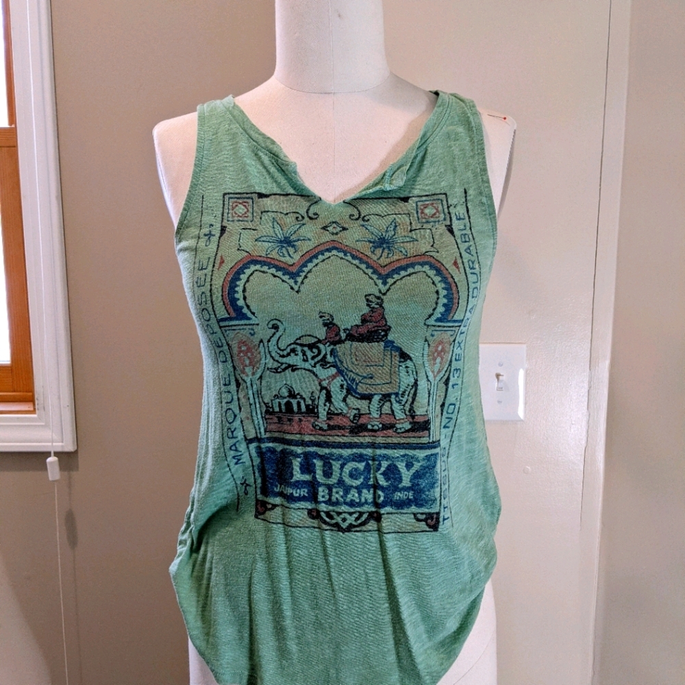 Luck Brand Printed Tank